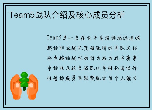 Team5战队介绍及核心成员分析